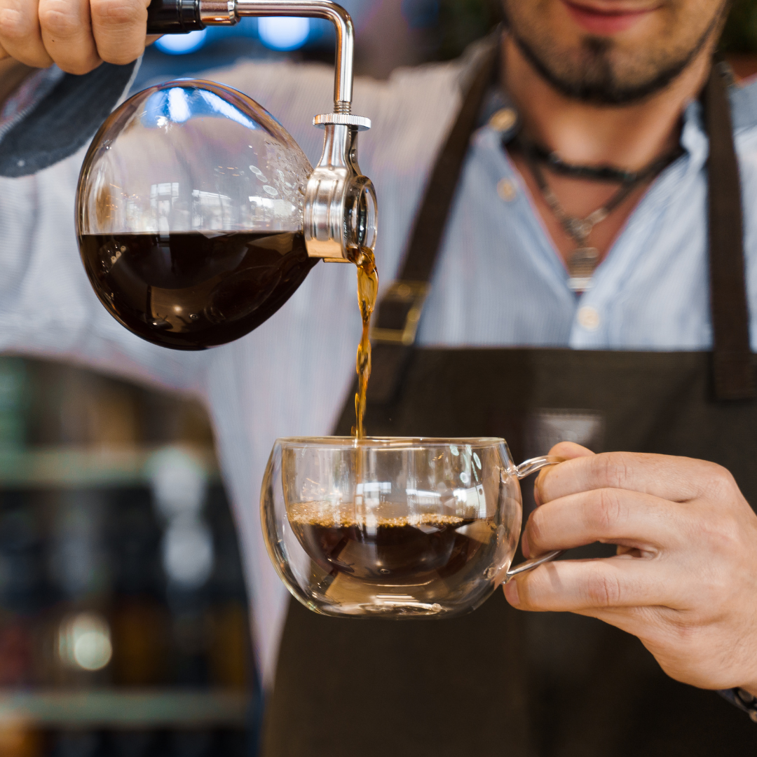 Which coffee brewing method has the most caffeine?