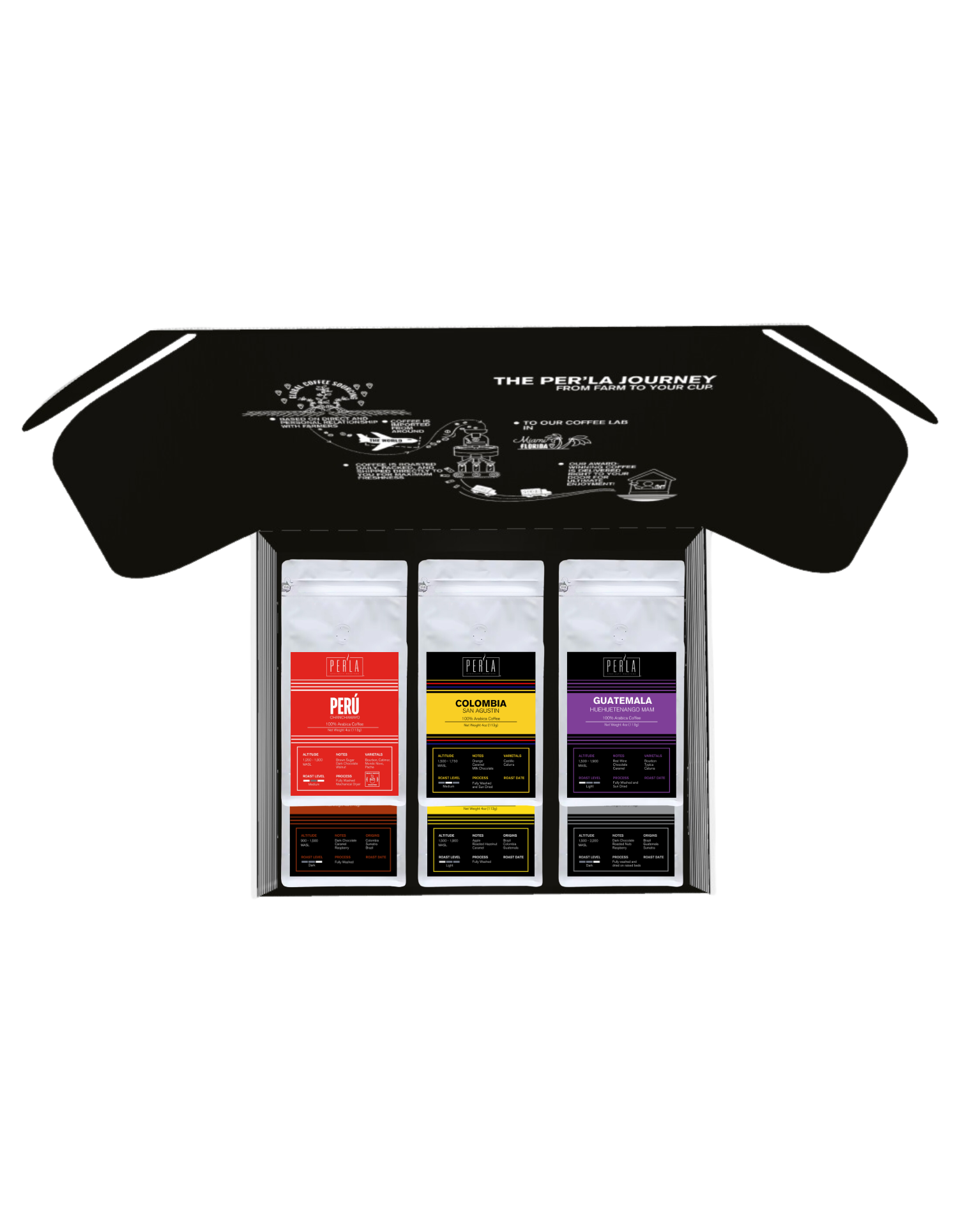 sampler box with coffee bags