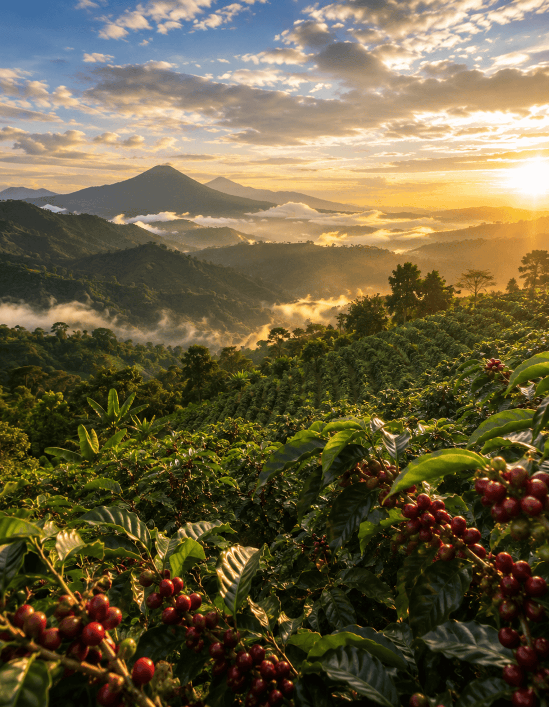 south and central america coffee farm