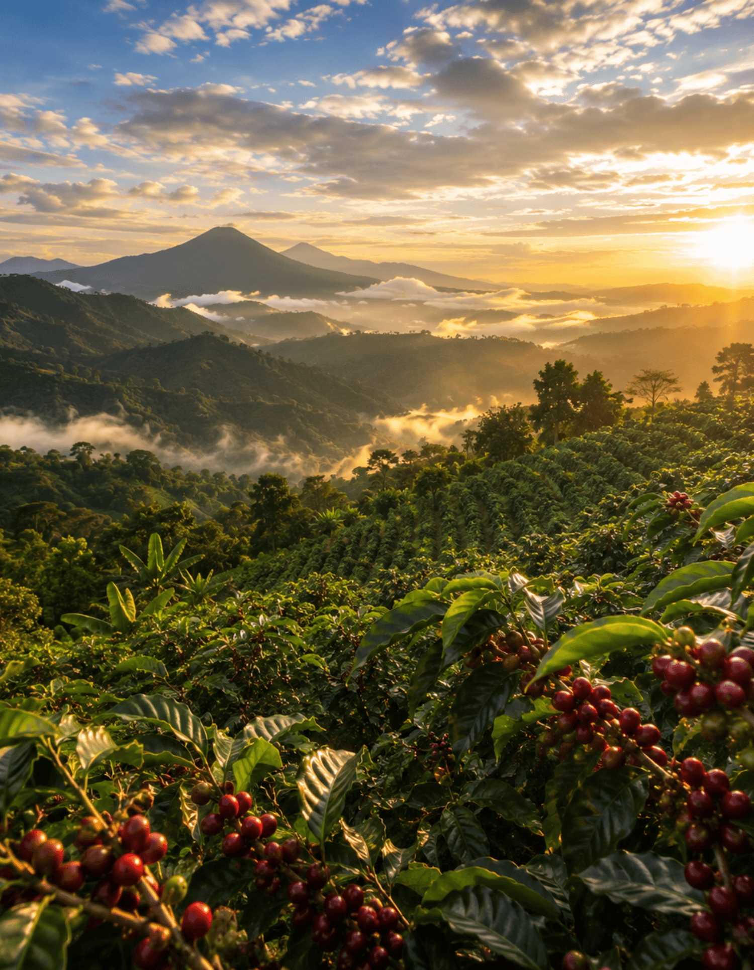 south and central america coffee farm